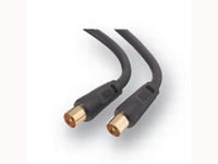 BELKIN 75OHM ANTCBL-WHT*M/M;RT.ANG;W/ADPT10