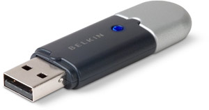 Belkin Bluetooth Dongle 2.0 (with EDR) USB Adapter - Class 2 (10 meter range) - Ref. F8T013FR1