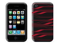 BELKIN Case/iPhone 3G Silicon Sleeve Black/Red