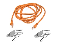 Belkin Cat5e Snagless UTP Patch Cable (Orange) 3m