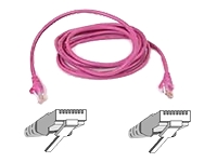 Cat5e Snagless UTP Patch Cable (Pink) 0.5m