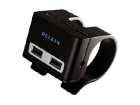 Belkin Clip-On Hub - hub - 4 ports