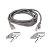 Belkin - Patch cable - RJ-45 (M) - RJ-45 (M) - 15 m ( CAT 5e ) - grey