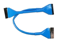 Belkin Dual Drive Round FDD Cable - Blue 0.6m