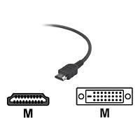 DVI to HDMI SL Cable - OD 7.3mm - 2m Black