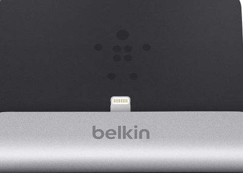 Belkin Express Charge and Sync Desktop Lightning Dock for iPad Air, 4th Gen, iPad Mini, iPad Mini Retina, iPhone 5, 5s, 5c, 6, 6 Plus and iPod Touch (MFI Approved)