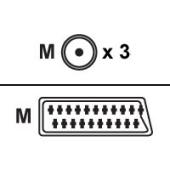belkin F8V3269AEA3M Pro Series RCA (M) - SCART
