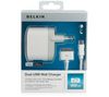 BELKIN F8Z597CW03 Dual USB Mains Charger