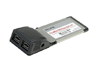 FireWire 800 ExpressCard FireWire adapter - 2 ports