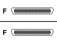 Gender Changer 50 Position Centronics F/F