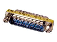 GENDER CHANGER DB25 M/M DB25M/DB25M; LOW PROFILE