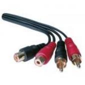 Gold Series RCA (M) - RCA (F) Audio Cable