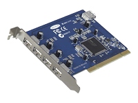Hi-Speed USB 2.0 5-Port PCI Card - USB adapter - 5 po