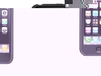 iPhone 3G Lines Silicon Sleeve/Black