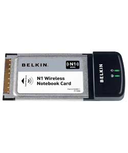 belkin N1 Wireless Laptop Card