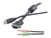 belkin OmniView video / USB / audio cable - 3 m