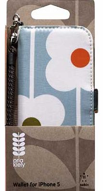 Orla Kiely Wallet Case for iPhone 5 -