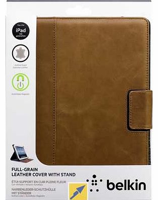 Belkin Premium Leather Cover with Stand for iPad