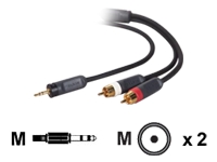 belkin Pure AV Blue Series Audio Splitter - audio cable - 90 cm