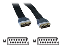 belkin Pure AV Blue Series Flat Scart cable - video / audio cable - 3.7 m