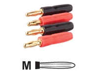 Belkin Pure AV Blue Series Gold Banana Plugs - speaker connector