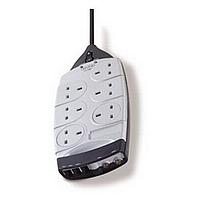 PureAV Home Cinema Surge Protector - 6 Sockets