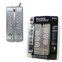PureAV Isolator Home Theater Surge Protector - 6
