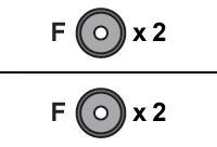 BELKIN RCA FEMALE ADAPTER - GOLD