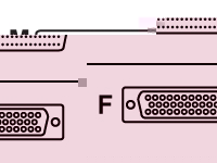 Belkin SCSI Adapter Miicro DB68 Male to Micro DB50 Female Differential