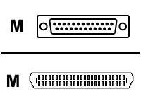 Belkin SCSI external cable - DB-25 - male - HD-50 - male - 91 cm