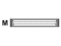 SCSI III Differential Terminator Micro DB68M Single Ended