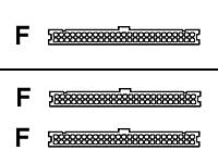 Belkin SCSI internal cable 50 pin IDC female 50 pin IDC female 0.6 cm