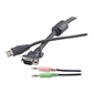 Belkin SOHO Series USB KVM Cable with Audio 3m