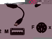 belkin USB PS/2 Adapter keyboard / mouse adapter