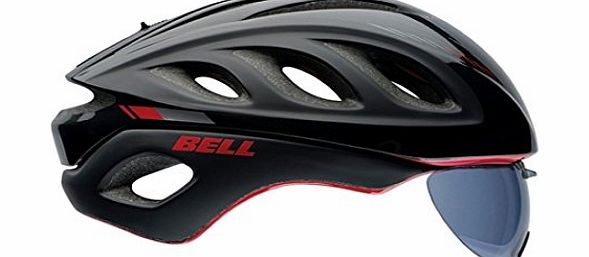  Star Pro Cycle Helmet, Black/Red, M