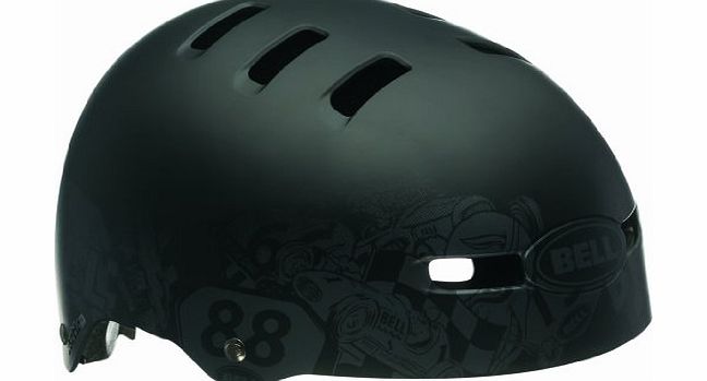 Faction DNA BMX Helmet Black / Grey matte black/charcoal dann Size:M