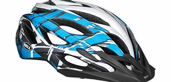 Bell Sequence Helmet - Matte Red/Blue Jimbo Punker, Large