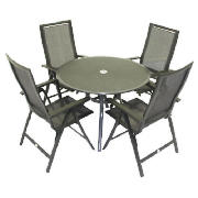 Capri Stone Glass 4 Seater Table