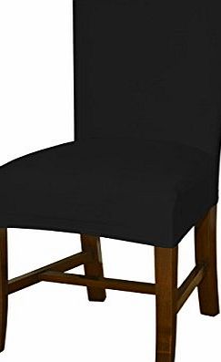 Bellboni - chair cover, fitted cover, fitted chair cover, bi-elastic, stretch, black