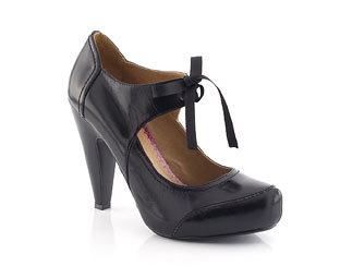 Belle and Mimi Leather Lace Up Court