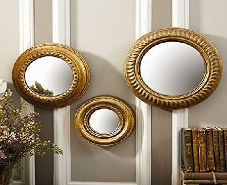 Belle Maison Set of Three Convex Mirrors