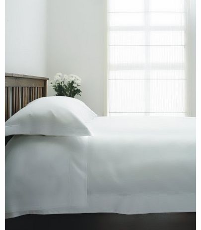 400 Thread Count Single Ply Egyptian Cotton Oxford Duvet Cover Superking Bed Size in Ivory