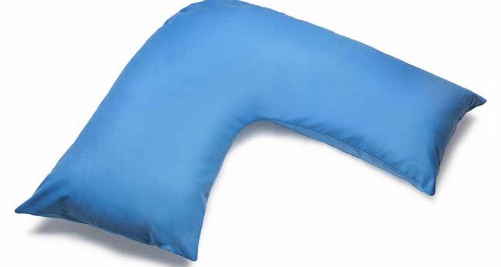 Belledorm V Shape Pillowcase - Cornflower Blue
