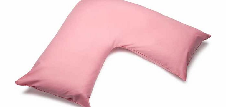 V Shape Pillowcase - Dusky Pink