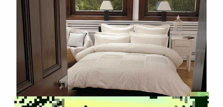 Belledorm Vancouver Ivory Duvet Cover Set - Double