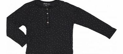 Sora Tunisian dots T-shirt Grey `2 years,6