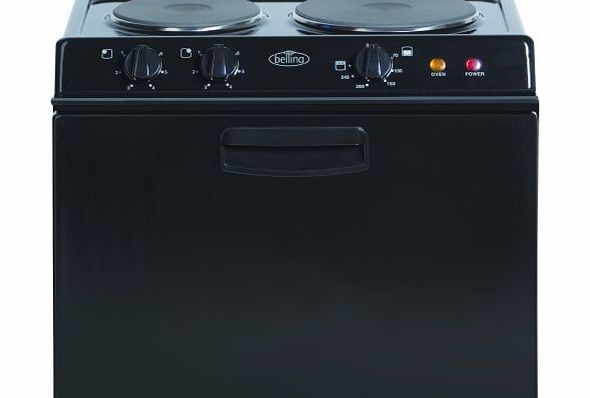 Belling 121R Table Top Electric Single Oven Hob   Grill (13 amp plug) in Black