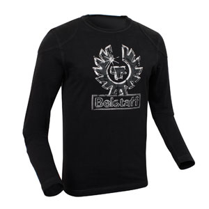logo long sleeved T-shirt - Navy