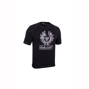 belstaff logo short sleeved T-shirt - Black