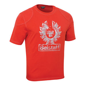 logo short sleeved T-shirt - Red